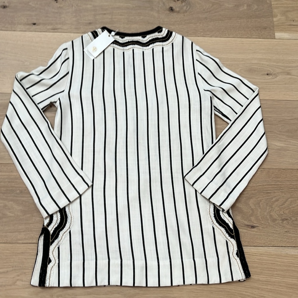 NWT Tory Burch Linen Tunic Top - Picture 3 of 14